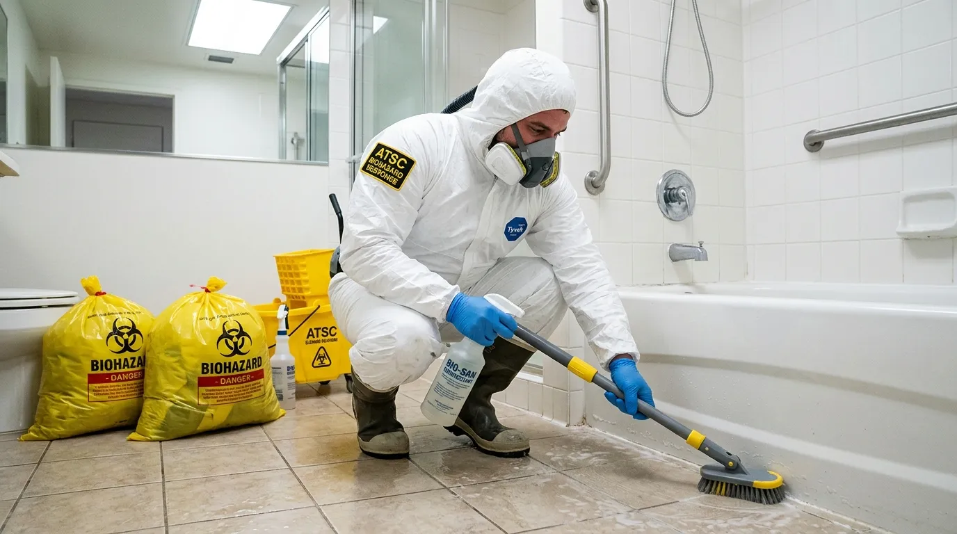 Decontamination equipment deployed for Blood Cleanup in Middleburg Heights